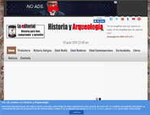 Tablet Screenshot of historiayarqueologia.net